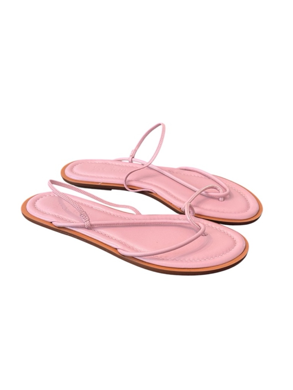 J.Crew Sorrento Strappy Leather Pink Sandals